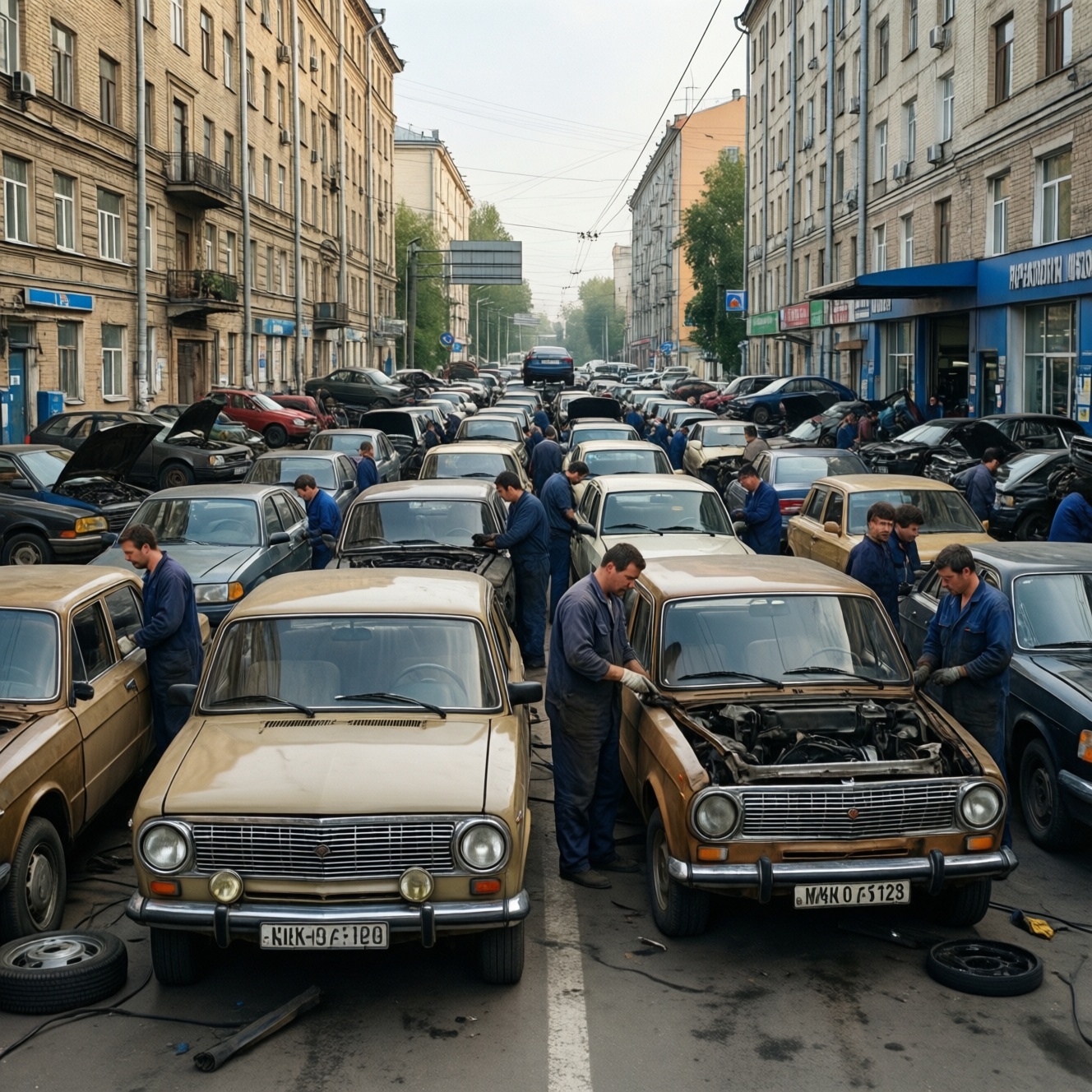 Российский автопарк стареет: расходы на обслуживание автомобилей выросли на 15%